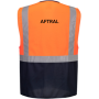 GILET C476 MARQUAGE DOS AFTRAL