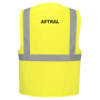 GILET C472 MARQUAGE DOS AFTRAL