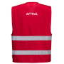 GILET F474 MARQUAGE DOS AFTRAL