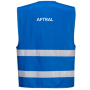 GILET F474 MARQUAGE DOS AFTRAL