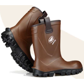 BOTTES PU RIGLITE XFN4P MARRON 75 POINTS